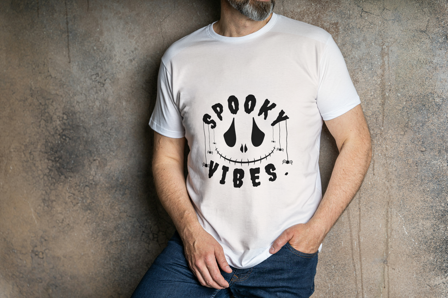 Spooky Vibes Classic Round Neck T-Shirt
