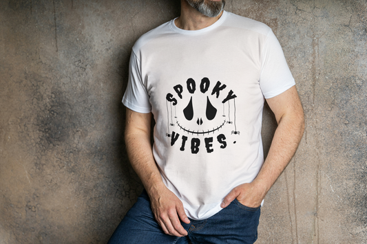 Spooky Vibes Classic Round Neck T-Shirt