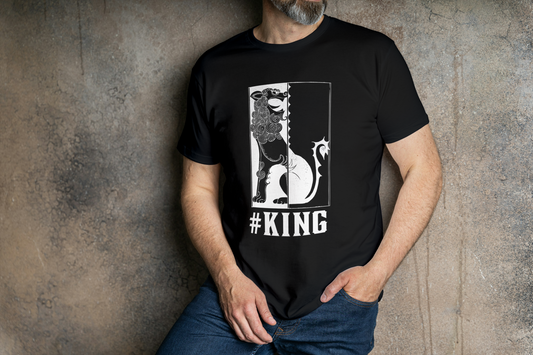 Born a King Classic Round Neck T-Shirt