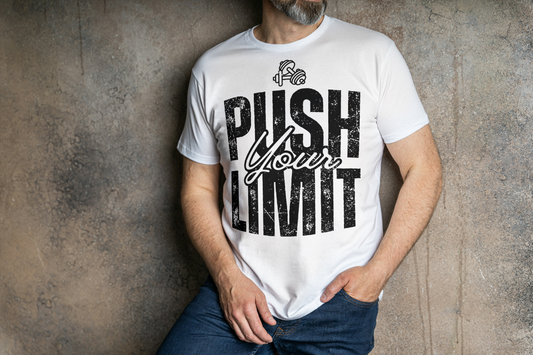 Push Your Limit Classic Round Neck T-Shirt